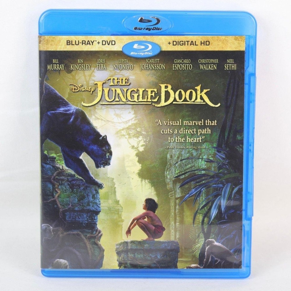 The Jungle Book (2016) Blu-Ray DVD Movie